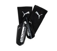 Puma Ultra Light Sleeve Protège-tibias unisexe noir argent Gr XS
