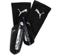 Puma Ultra Light Sleeve Protège-tibias unisexes noir argent taille M