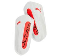 PUMA ULTRA Light Strap, Protège-tibias Unisexe, PUMA White-Glowing Red, M - 030992
