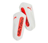 PUMA ULTRA Light Strap, Protège-tibias Unisexe, PUMA White-Glowing Red, XL - 030992
