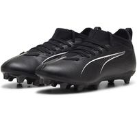 Puma Ultra Match Firm Ground Football Boots Juniors Noir/Blanc 5.5 (38.5) Male