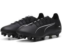 PUMA Mixte Ultra 5 Match FG/AG Soccer Shoe, Black White, 40.5 EU