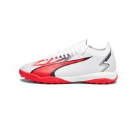 PUMA Homme Ultra Match TT Chaussure de Football, White Black-Fire Orchid, 42 EU