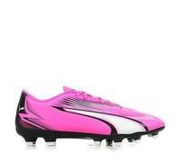 Puma Chaussures de football Ultra Play FG/AG Rose Poison - Blanc Puma - Noir Puma Taille 43