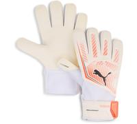 PUMA PUMA Ultra Play RC, Gants de Gardien de But Garçons, PUMA White-Glowing Red-PUMA Black, 9
