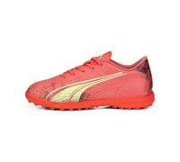 PUMA Ultra Play TT Jr Chaussure de Football, Fiery Coral Fizzy Light Puma Black, 35 EU