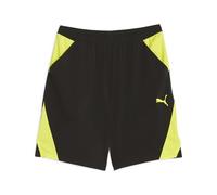 PUMA Ultrabreathe 18 cm Woven Short tissé Homme, Noir-Jaune éclaté, XL