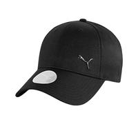 Puma, unisex, Accessoires, Noir, Taille: ONE Size Casquette visière noire logo chat métallique