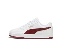 PUMA Unisex Adults CAVEN 2.0 Sneaker, PUMA White-Intense Red-PUMA Gold, 44 EU