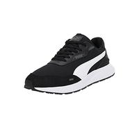 PUMA Unisex Adults' Fashion Shoes RUNTAMED Trainers & Sneakers, PUMA BLACK-PUMA WHITE-SHADOW GRAY, 38