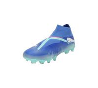 PUMA Mixte Future 7 Match+ LL FG/AG Soccer Shoe, Bluemazing White-Electric Peppermint, 45 EU