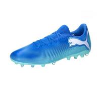 PUMA Mixte Future 7 Play MG Soccer Shoe, Hyperlink Blue-Mint White, 42 EU
