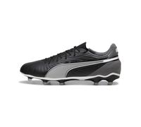 Puma Chaussures de football King Match FG/AG Unisexe adultes Noir/Blanc/Gris 40 EU