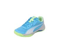 Puma Unisex Adults Nova Court Tennis Shoes, Luminous Blue-Puma White-Glacial Gray, 44.5 EU
