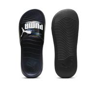 Puma Unisex Adults Popcat 20 Girlpower Slide Sandals, Puma Black-Puma White, 38 EU