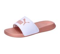 PUMA Unisex Adults POPCAT 20 Slide Sandal, PUMA WHITE-DEEVA PEACH, 43 EU