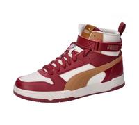 PUMA Mixte RBD Game Sneaker, Alpine Snow-Caramel Latte-Intense Red, 38.5 EU