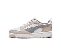Puma Unisex Adults Rebound V6 Low Sneakers, Rose Quartz-Puma White-Stormy Slate, 38.5 EU