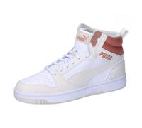 PUMA Unisex Adults Rebound V6 Sneaker, PUMA White-Frosted Ivory-DEEVA Peach, 37 EU