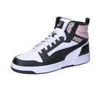 PUMA Mixte Rebound v6 Sneaker, White Black-Mauve Mist, 37.5 EU