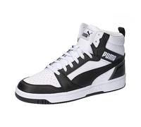 Puma Unisex Adults Rebound V6 Sneakers, Puma White-Puma Black-Shadow Gray-Puma White, 48 EU