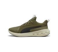 Puma Unisex Adults SOFTRIDE Carson Road Running Shoe, Puma Olive-Puma Black-Desert Dust, 44.5 EU