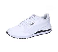 PUMA Sneakers en cuir ST Runner v4 Mixte Blanc/Noir Taille 37,5