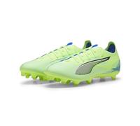 PUMA Mixte Ultra 5 Match FG/AG Soccer Shoe, Fizzy Apple White-BLUEMAZING, 41 EU