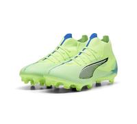 Puma Unisex Adults Ultra 5 Match+ FG/AG Soccer Shoe, Fizzy Apple-Puma White-BLUEMAZING, 41 EU