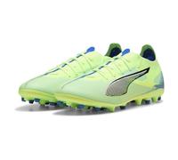 PUMA Mixte Ultra 5 Match MG Soccer Shoe, Fizzy Apple White-Bluemazing, 43 EU