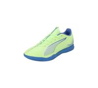 PUMA Unisex Adults Ultra 5 Play IT Soccer Shoe, Fizzy Apple-PUMA White-BLUEMAZING, 43 EU