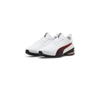 PUMA Unisex Adults Voltaic Evo Light Road Running Shoe, PUMA White-PUMA Black-for All Time Red, 41 EU