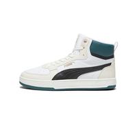 PUMA Unisex Caven 2.0 Mid Baskets, Puma White Puma Black Alpine Snow Warm White Gold, 45 EU