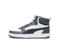 PUMA Unisex Caven 2.0 Mid Baskets, Puma White Puma Black Strong Gray Puma Silver, 44.5 EU