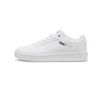 PUMA Unisex Court Classic Baskets, Puma White Puma Gold, 44 EU
