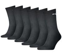 Puma Unisex Crew Socken 6-pack Chaussettes 35-38 Noir