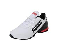 PUMA Unisex Equate Sl Chaussures de course sur route, Puma White Puma Black High Risk Red, 39 EU