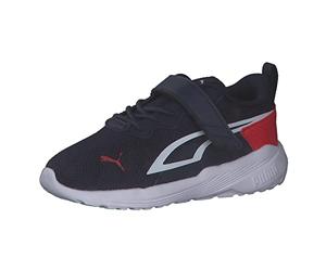 PUMA Unisex Kids All-day Active Ac+ Inf Baskets, Peacoat Puma White High Risk Red, 21 EU