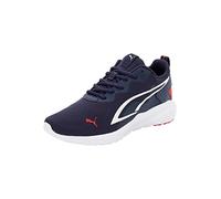PUMA Unisex Kids All-day Active Jr Baskets, Peacoat Puma White High Risk Red, 38 EU