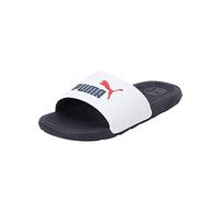 PUMA Unisex Kids Cool Cat 2.0 Jr Tongs, Puma White Puma Navy For All Time Red, 39 EU