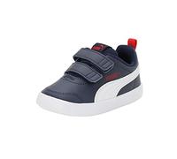 PUMA Unisex Kids Courtflex V2 V Inf Baskets, Peacoat High Risk Red, 23 EU