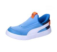 PUMA Unisex Kids COURTFLEX V3 Ease in INF Sneaker, Team Light Blue-PUMA White-Club Navy, 23 EU