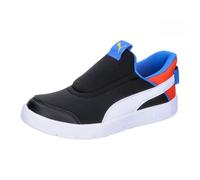 PUMA Courtflex v3 SLIPTECH PS Sneaker, Black White-Redmazing, 32 EU