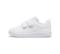 PUMA Unisex Kids COURTFLEX V3 V PS Sneaker, PUMA White-PUMA White-Silver Mist, 29 EU
