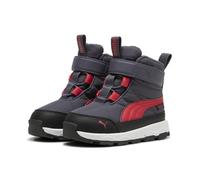 Puma Unisex Kids Evolve Boot PURETEX AC+INF Sneaker, Galactic Gray-Tart Cherry-Puma Black, 21 EU
