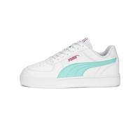 PUMA Unisex Kids' Fashion Shoes CAVEN JR Trainers & Sneakers, PUMA WHITE-MINT-GLOWING PINK, 37.5