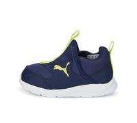 PUMA Unisex Kids' Fashion Shoes FUN RACER SLIP ON INF Trainers & Sneakers, PEACOAT-LIGHT LIME, 23
