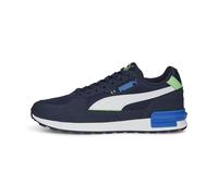 PUMA Unisex Kids' Fashion Shoes GRAVITON JR Trainers & Sneakers, PUMA NAVY-PUMA WHITE-SUMMER GREEN-VICTORIA BLUE, 38.5