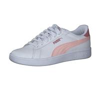 PUMA Unisex Kids' Fashion Shoes SMASH 3.0 L JR Trainers & Sneakers, PUMA WHITE-ROSE DUST-HEARTFELT, 38.5
