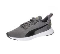 PUMA Unisex Kids Flyer Runner Jr Baskets, Dark Coal Puma Black Lime Smash, 37.5 EU